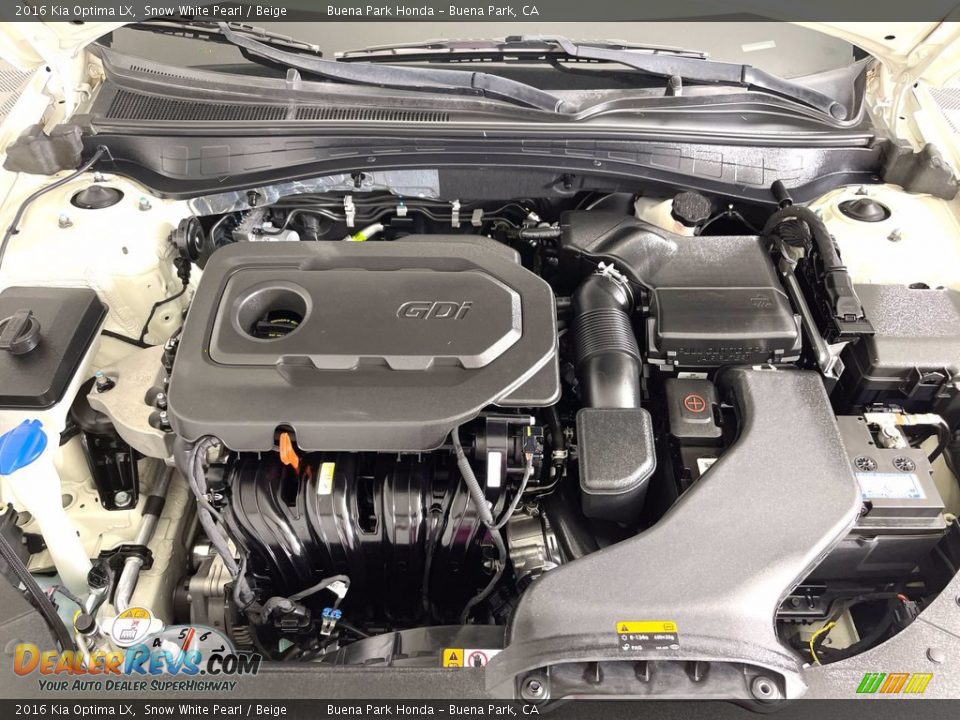 2016 Kia Optima LX 2.4 Liter GDI DOHC 16-Valve Dual-CVVT 4 Cylinder Engine Photo #27
