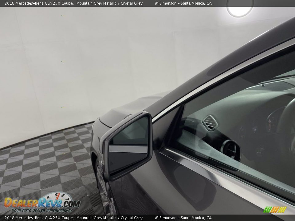 2018 Mercedes-Benz CLA 250 Coupe Mountain Grey Metallic / Crystal Grey Photo #30