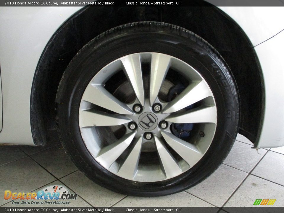 2010 Honda Accord EX Coupe Alabaster Silver Metallic / Black Photo #5