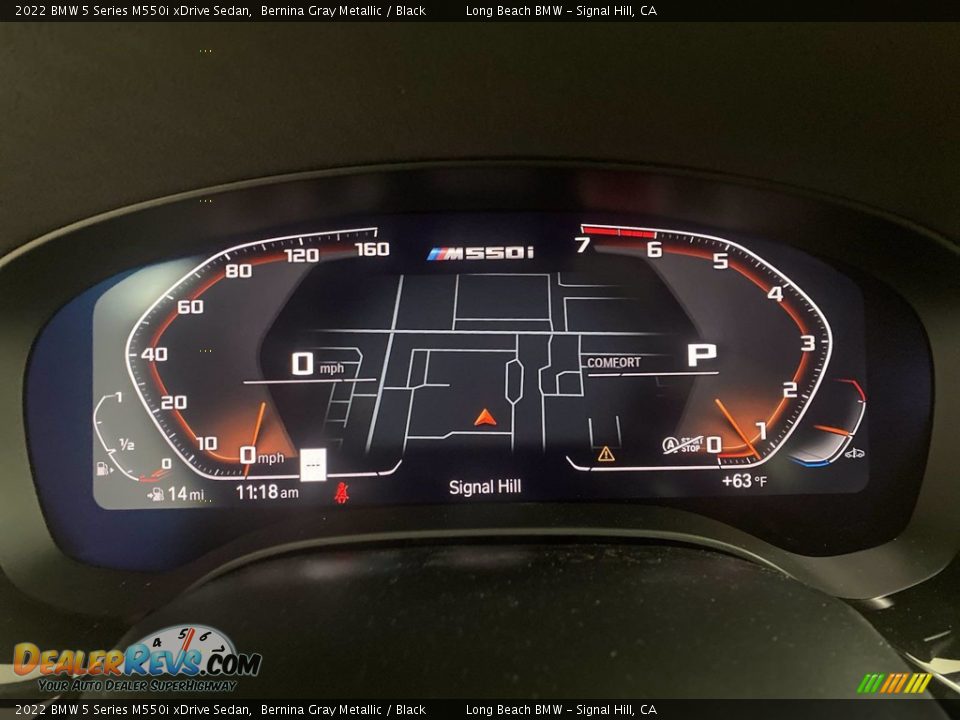 2022 BMW 5 Series M550i xDrive Sedan Gauges Photo #17