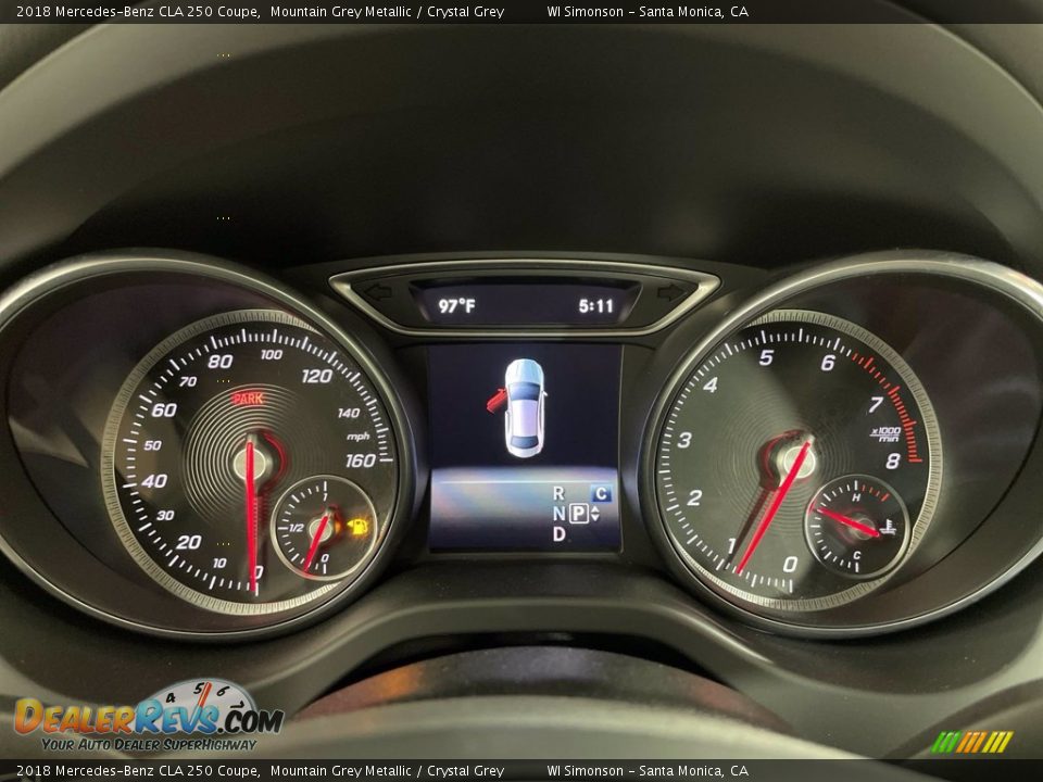2018 Mercedes-Benz CLA 250 Coupe Mountain Grey Metallic / Crystal Grey Photo #33