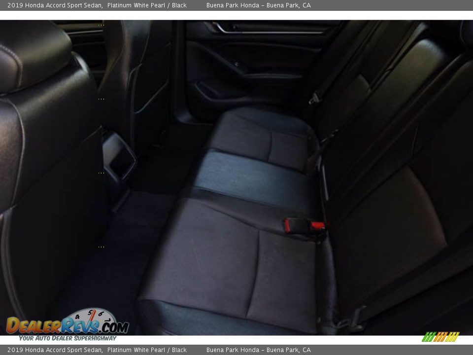 2019 Honda Accord Sport Sedan Platinum White Pearl / Black Photo #4