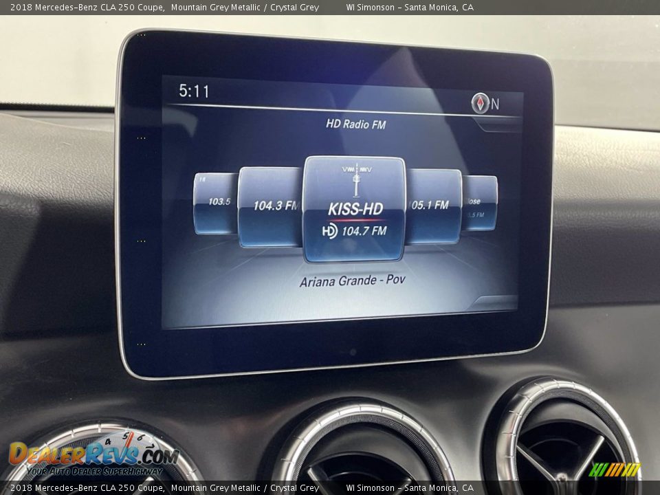 2018 Mercedes-Benz CLA 250 Coupe Mountain Grey Metallic / Crystal Grey Photo #35