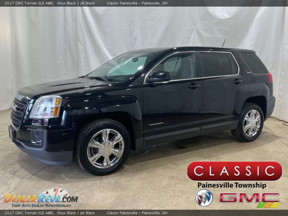 2017 GMC Terrain SLE AWD Onyx Black / Jet Black Photo #1