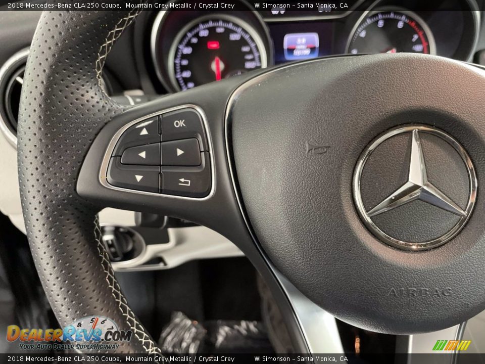 2018 Mercedes-Benz CLA 250 Coupe Mountain Grey Metallic / Crystal Grey Photo #36