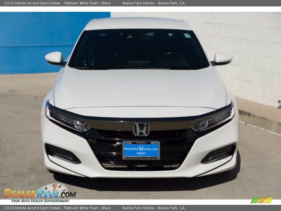 2019 Honda Accord Sport Sedan Platinum White Pearl / Black Photo #7