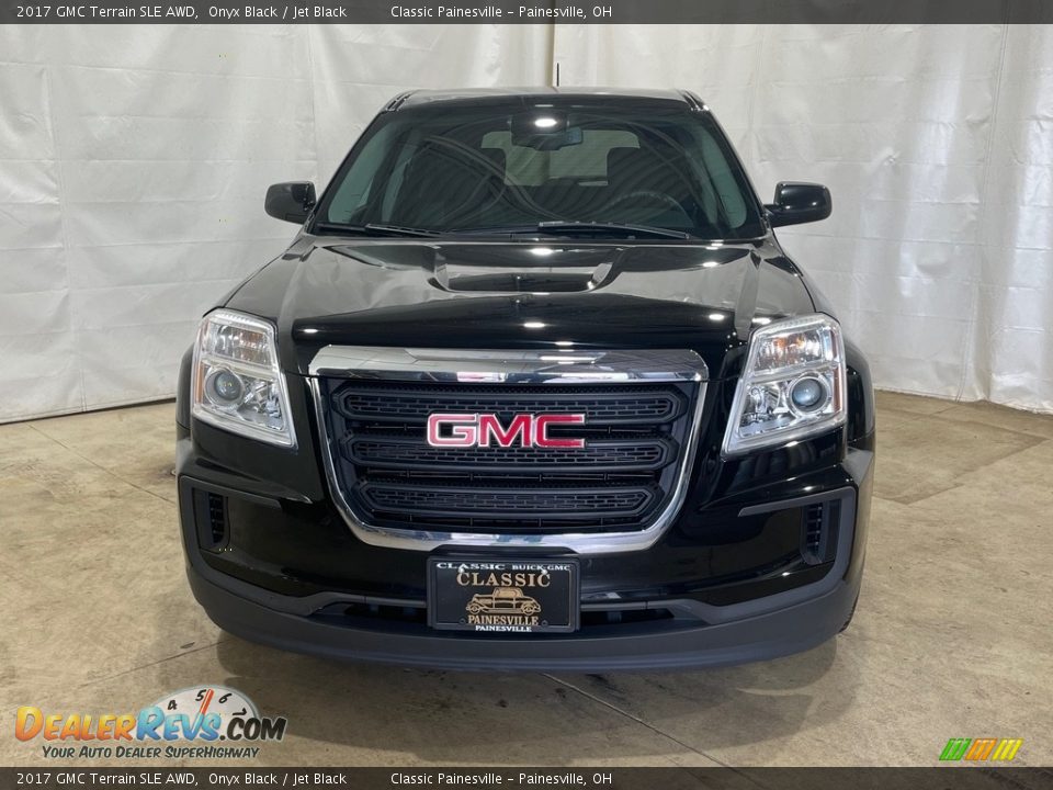 2017 GMC Terrain SLE AWD Onyx Black / Jet Black Photo #4