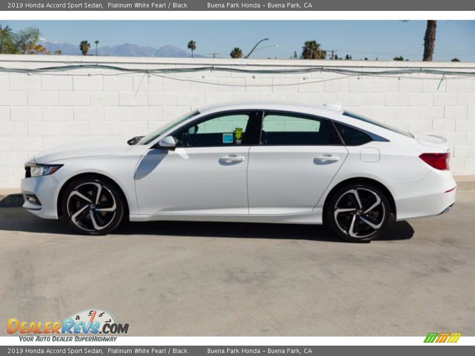 2019 Honda Accord Sport Sedan Platinum White Pearl / Black Photo #8