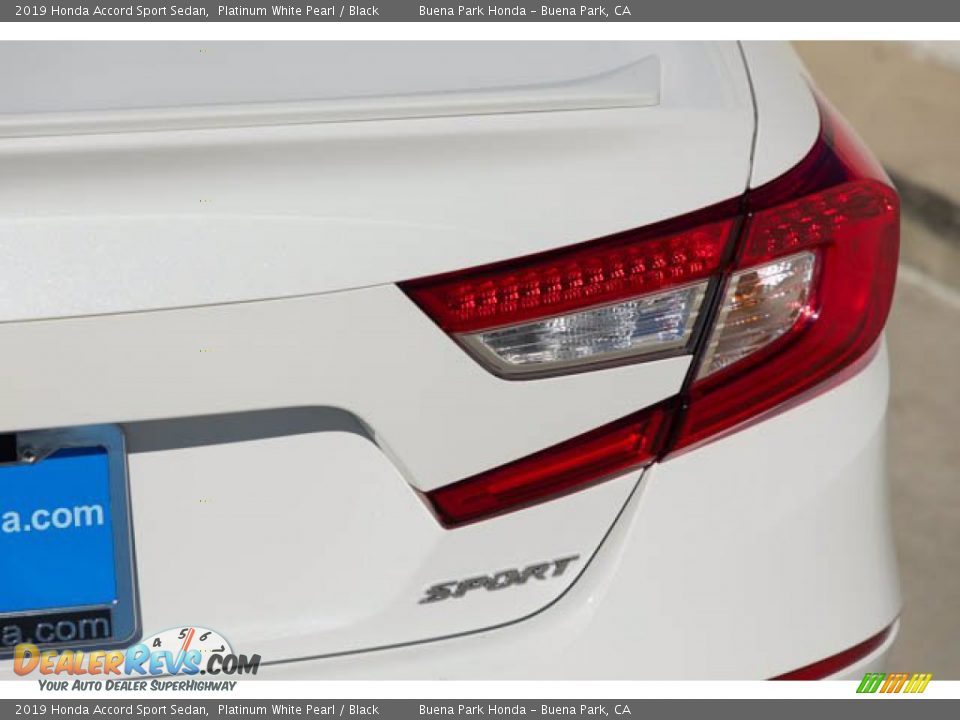 2019 Honda Accord Sport Sedan Platinum White Pearl / Black Photo #11