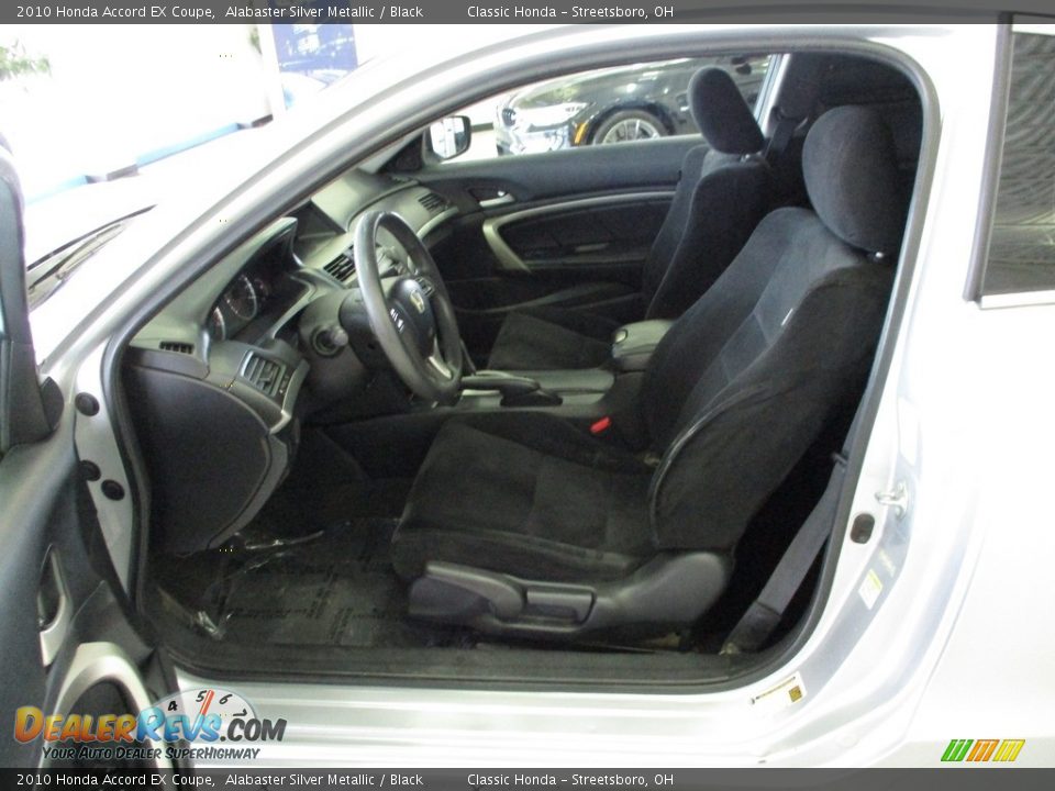 2010 Honda Accord EX Coupe Alabaster Silver Metallic / Black Photo #22