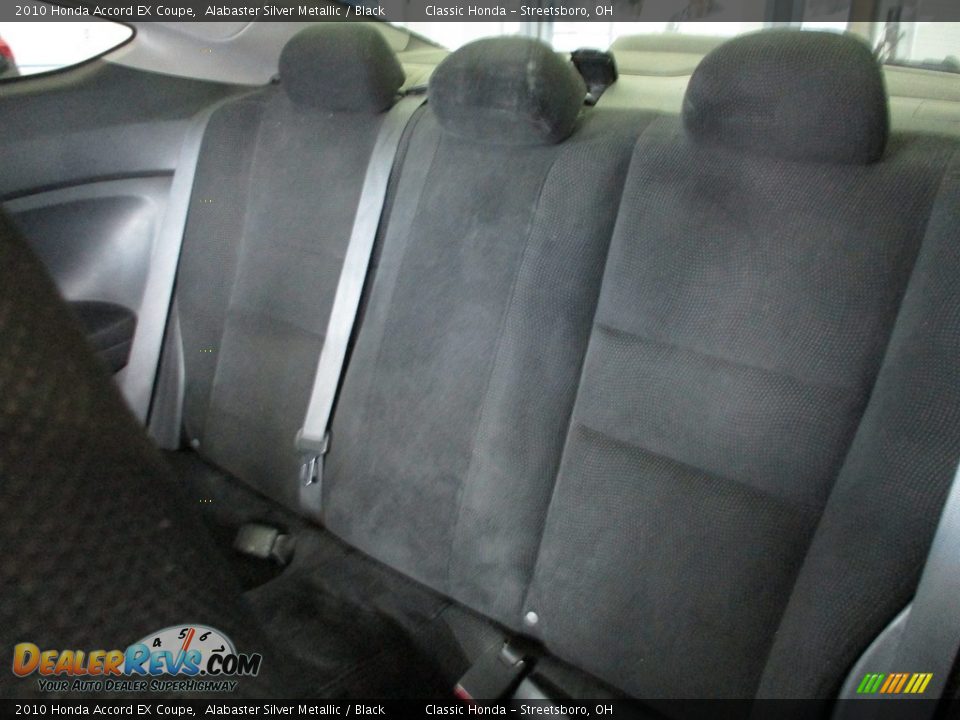 2010 Honda Accord EX Coupe Alabaster Silver Metallic / Black Photo #24