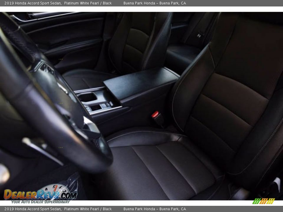 2019 Honda Accord Sport Sedan Platinum White Pearl / Black Photo #19