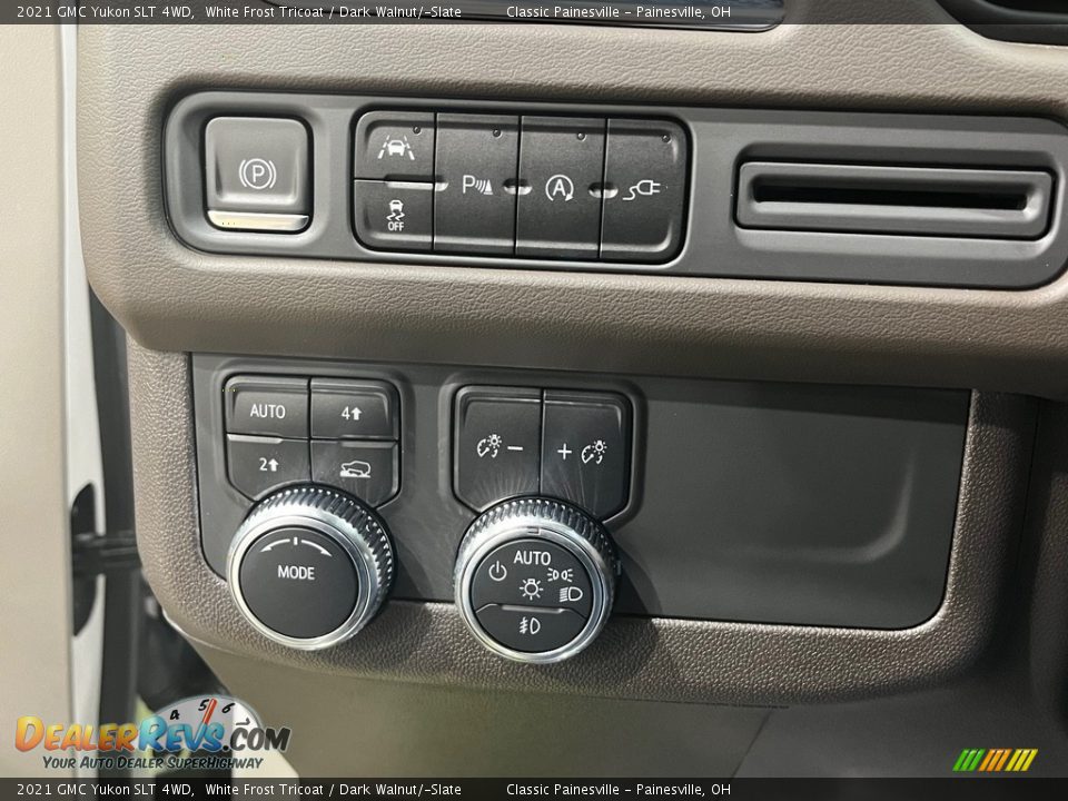 2021 GMC Yukon SLT 4WD White Frost Tricoat / Dark Walnut/­Slate Photo #15