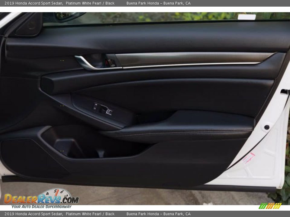 2019 Honda Accord Sport Sedan Platinum White Pearl / Black Photo #33