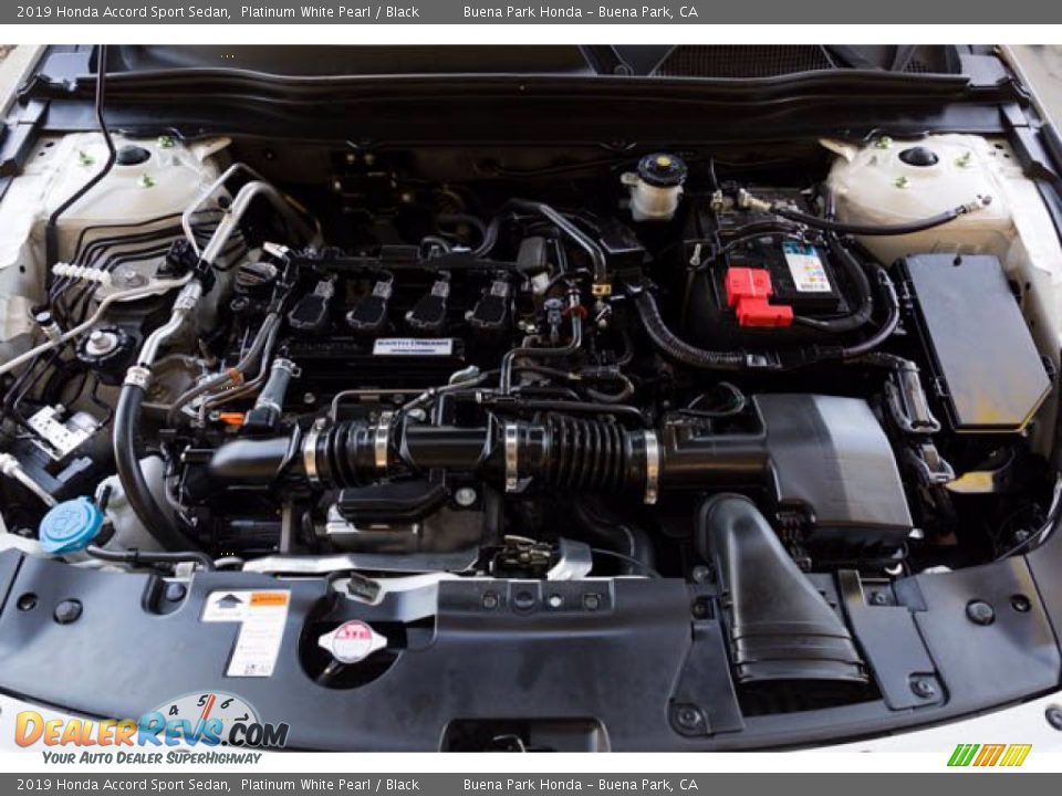 2019 Honda Accord Sport Sedan Platinum White Pearl / Black Photo #34