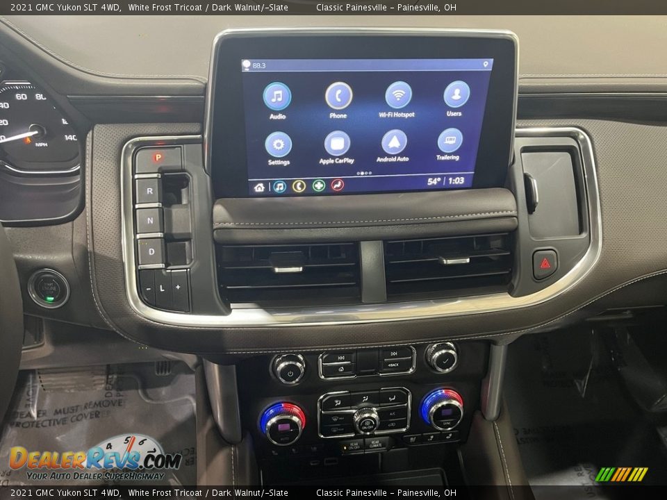 2021 GMC Yukon SLT 4WD White Frost Tricoat / Dark Walnut/­Slate Photo #18