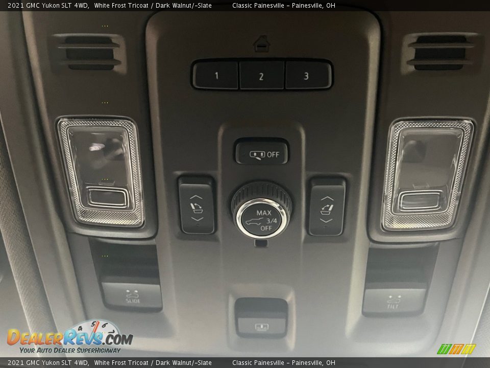 2021 GMC Yukon SLT 4WD White Frost Tricoat / Dark Walnut/­Slate Photo #20