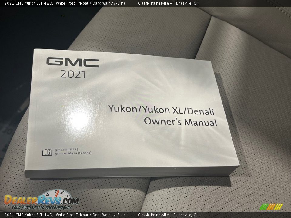 2021 GMC Yukon SLT 4WD White Frost Tricoat / Dark Walnut/­Slate Photo #23