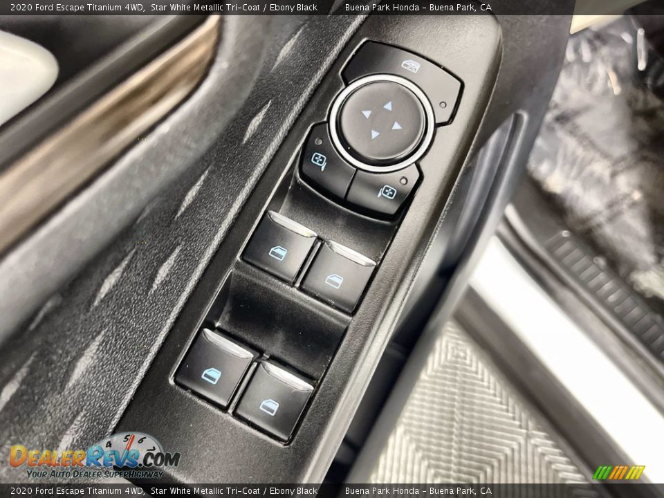 2020 Ford Escape Titanium 4WD Star White Metallic Tri-Coat / Ebony Black Photo #11