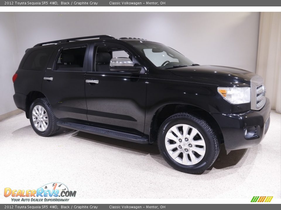 Black 2012 Toyota Sequoia SR5 4WD Photo #1