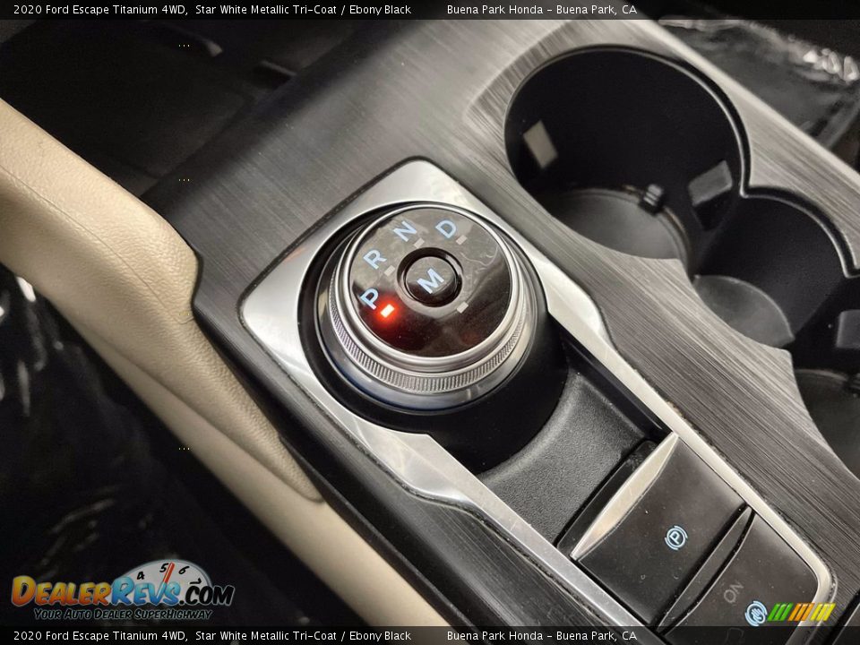 2020 Ford Escape Titanium 4WD Star White Metallic Tri-Coat / Ebony Black Photo #21