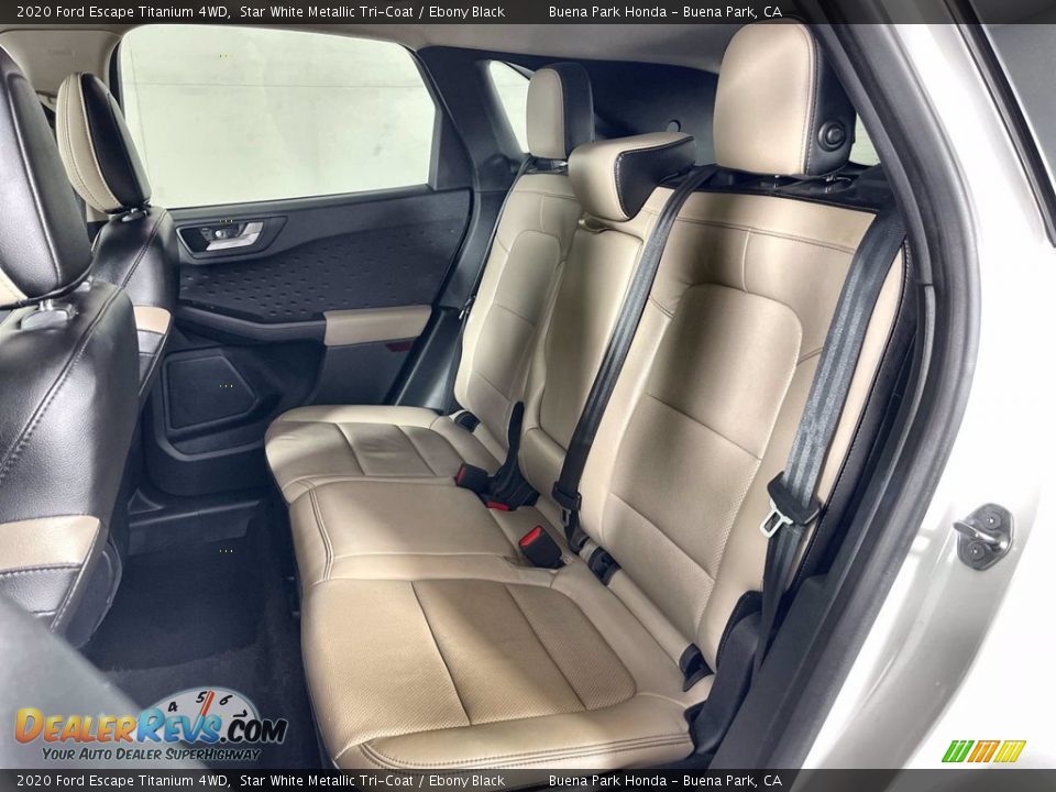 2020 Ford Escape Titanium 4WD Star White Metallic Tri-Coat / Ebony Black Photo #24