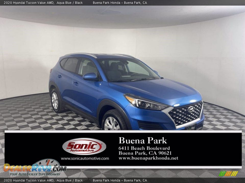 2020 Hyundai Tucson Value AWD Aqua Blue / Black Photo #1