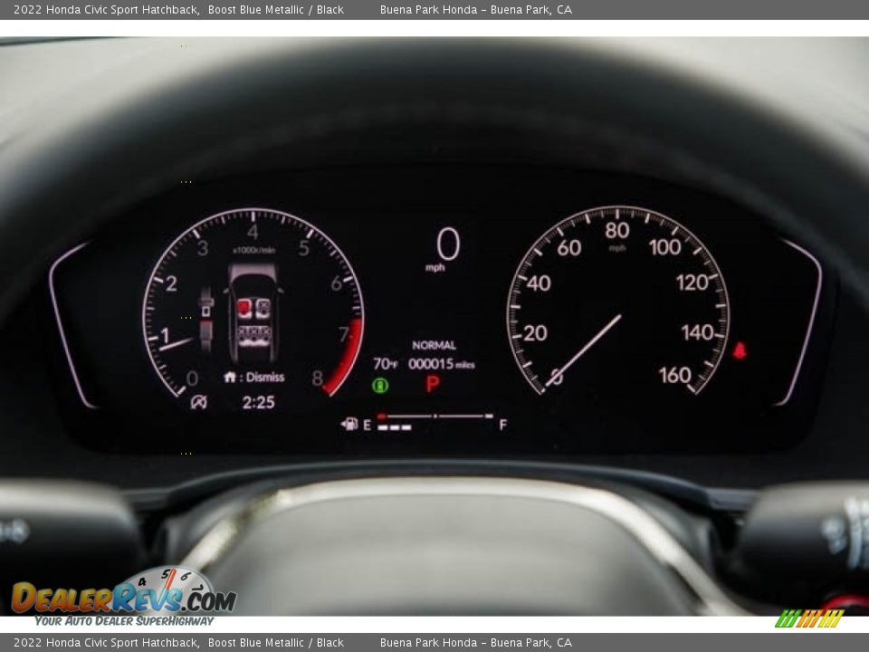 2022 Honda Civic Sport Hatchback Gauges Photo #18