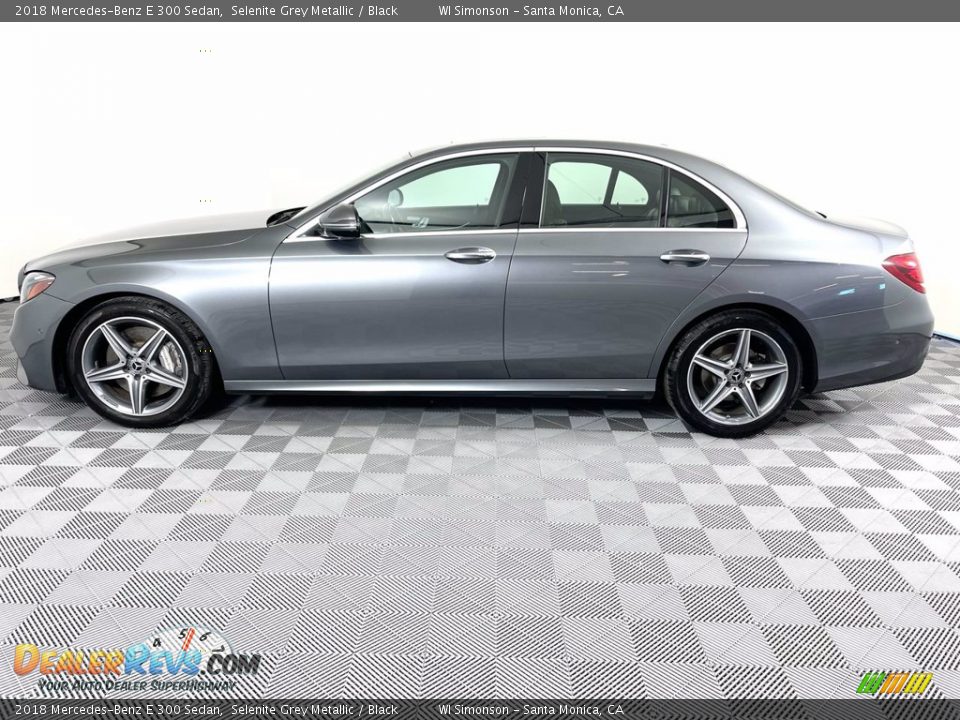 2018 Mercedes-Benz E 300 Sedan Selenite Grey Metallic / Black Photo #4