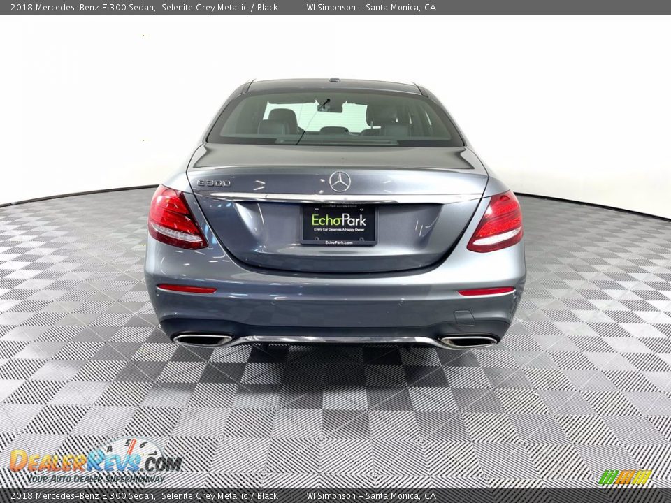 2018 Mercedes-Benz E 300 Sedan Selenite Grey Metallic / Black Photo #6