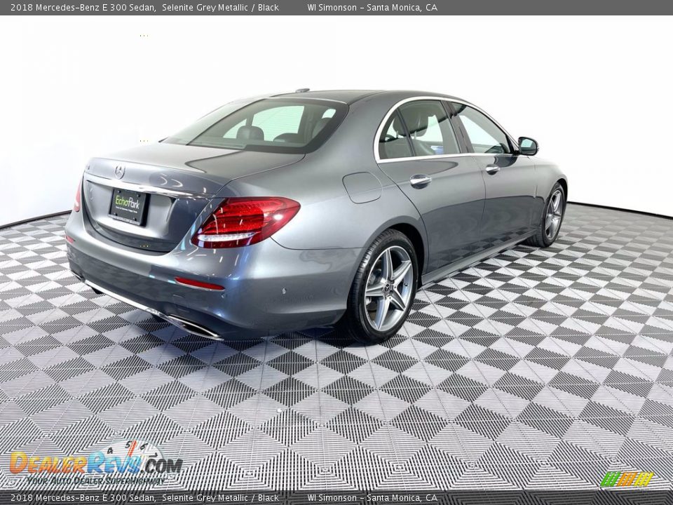2018 Mercedes-Benz E 300 Sedan Selenite Grey Metallic / Black Photo #7