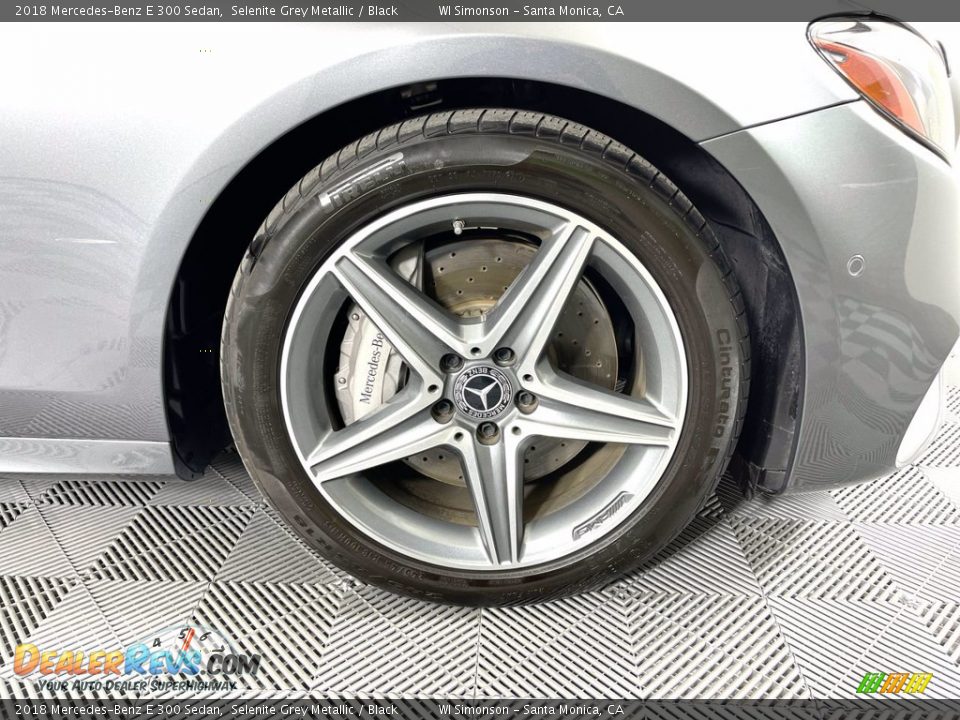 2018 Mercedes-Benz E 300 Sedan Selenite Grey Metallic / Black Photo #9