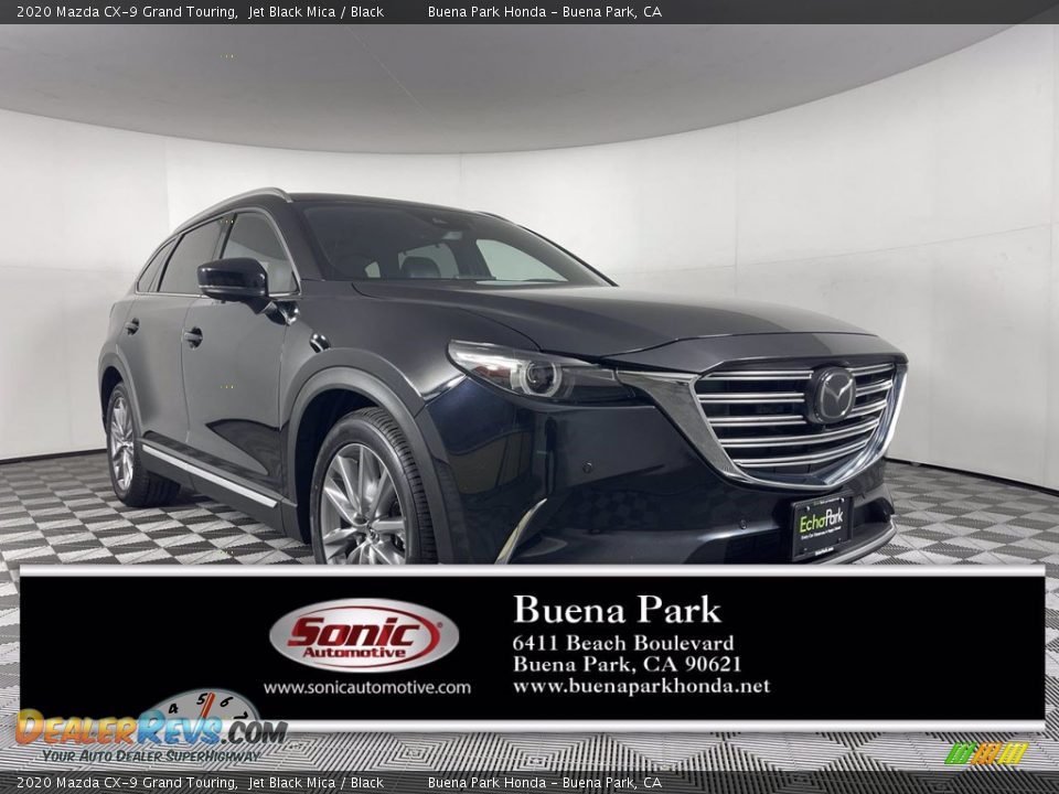 2020 Mazda CX-9 Grand Touring Jet Black Mica / Black Photo #1