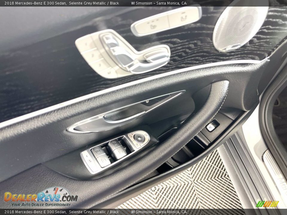 2018 Mercedes-Benz E 300 Sedan Selenite Grey Metallic / Black Photo #12