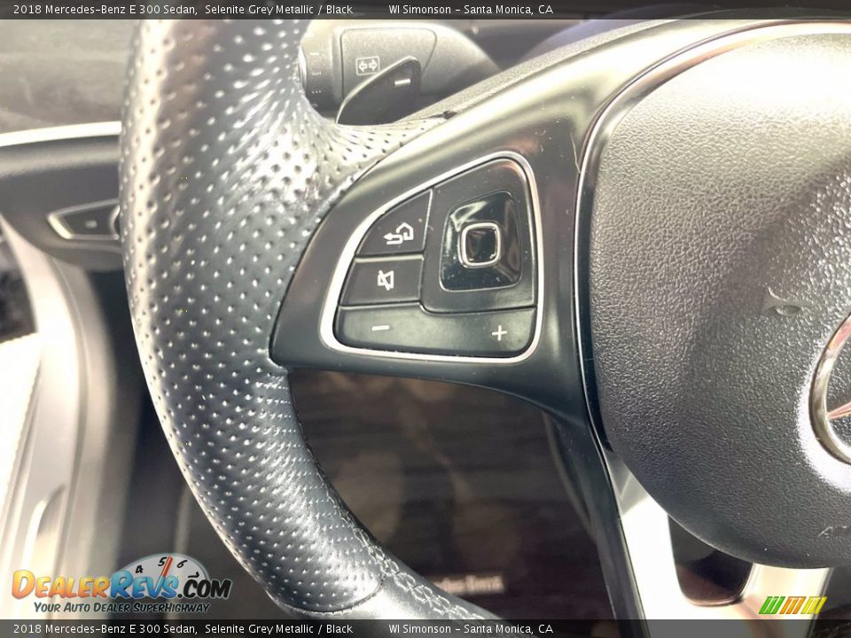2018 Mercedes-Benz E 300 Sedan Selenite Grey Metallic / Black Photo #13