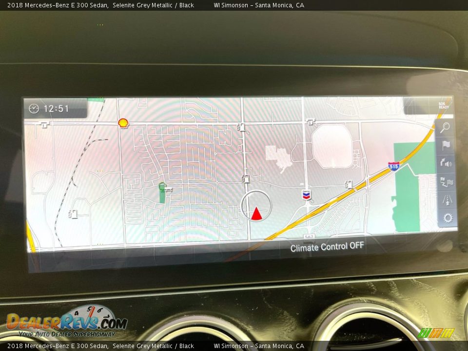 2018 Mercedes-Benz E 300 Sedan Selenite Grey Metallic / Black Photo #17