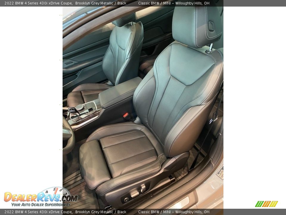 Black Interior - 2022 BMW 4 Series 430i xDrive Coupe Photo #4