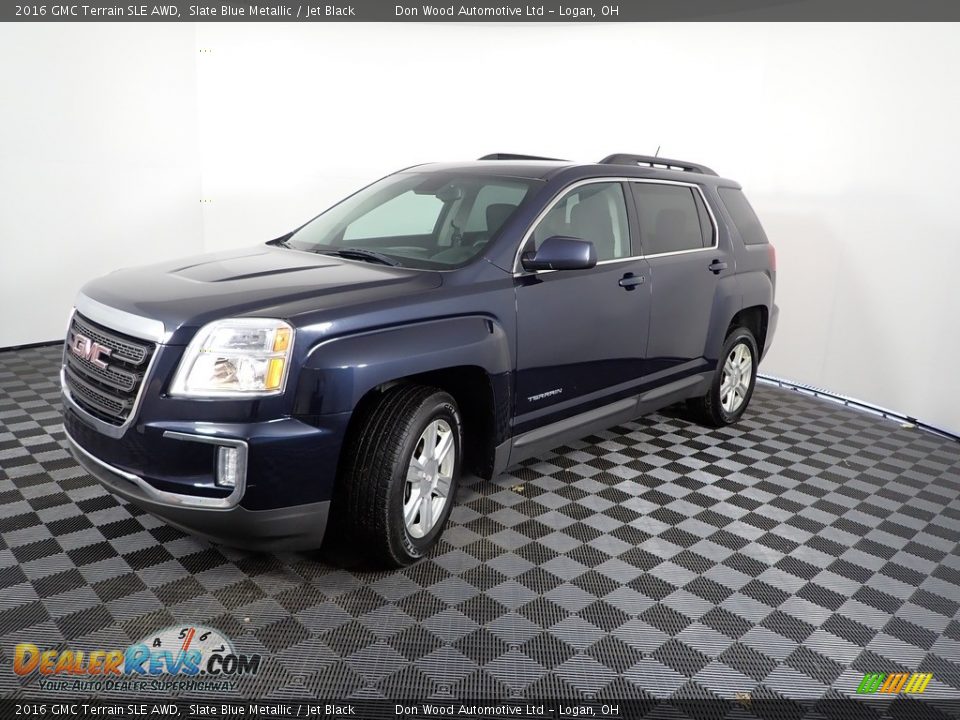 2016 GMC Terrain SLE AWD Slate Blue Metallic / Jet Black Photo #5