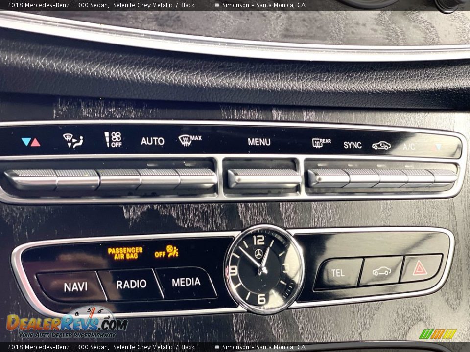 2018 Mercedes-Benz E 300 Sedan Selenite Grey Metallic / Black Photo #19