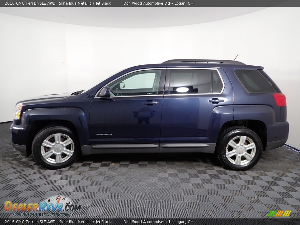 2016 GMC Terrain SLE AWD Slate Blue Metallic / Jet Black Photo #6