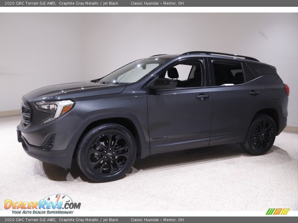 2020 GMC Terrain SLE AWD Graphite Gray Metallic / Jet Black Photo #3