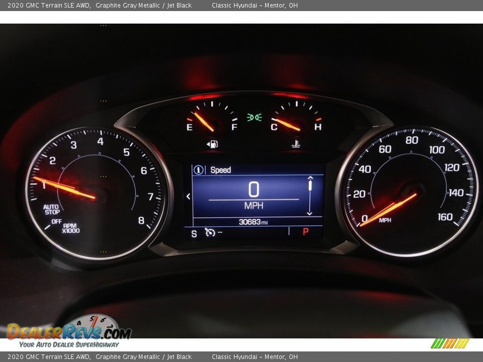 2020 GMC Terrain SLE AWD Graphite Gray Metallic / Jet Black Photo #8