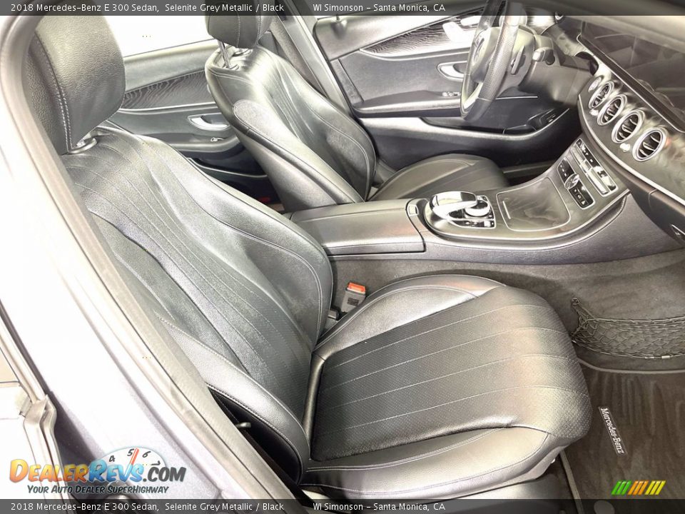 2018 Mercedes-Benz E 300 Sedan Selenite Grey Metallic / Black Photo #28
