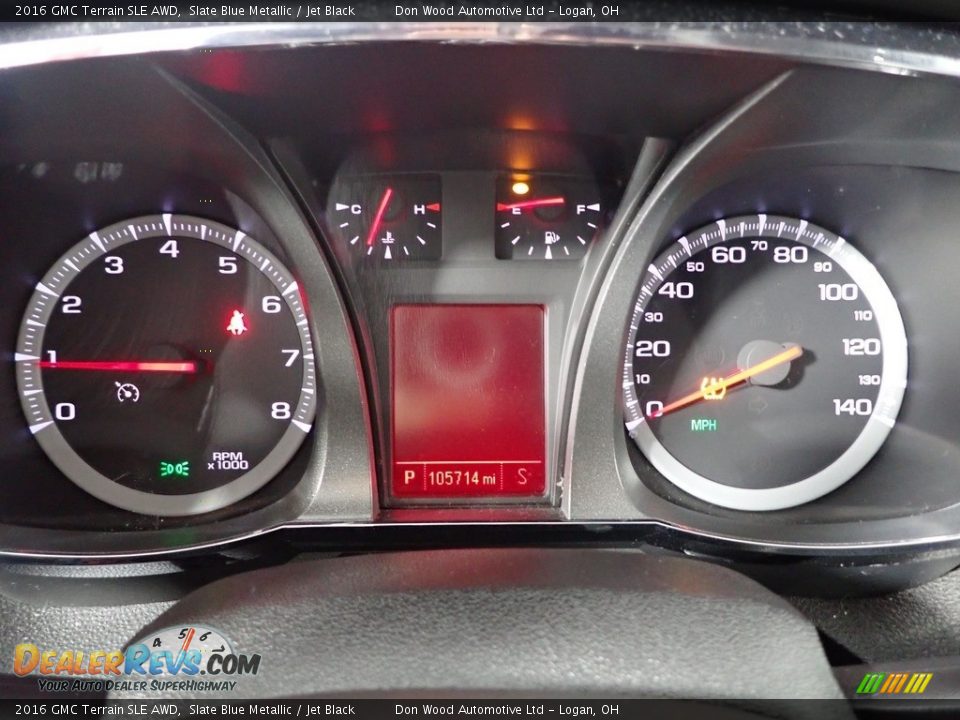 2016 GMC Terrain SLE AWD Slate Blue Metallic / Jet Black Photo #18