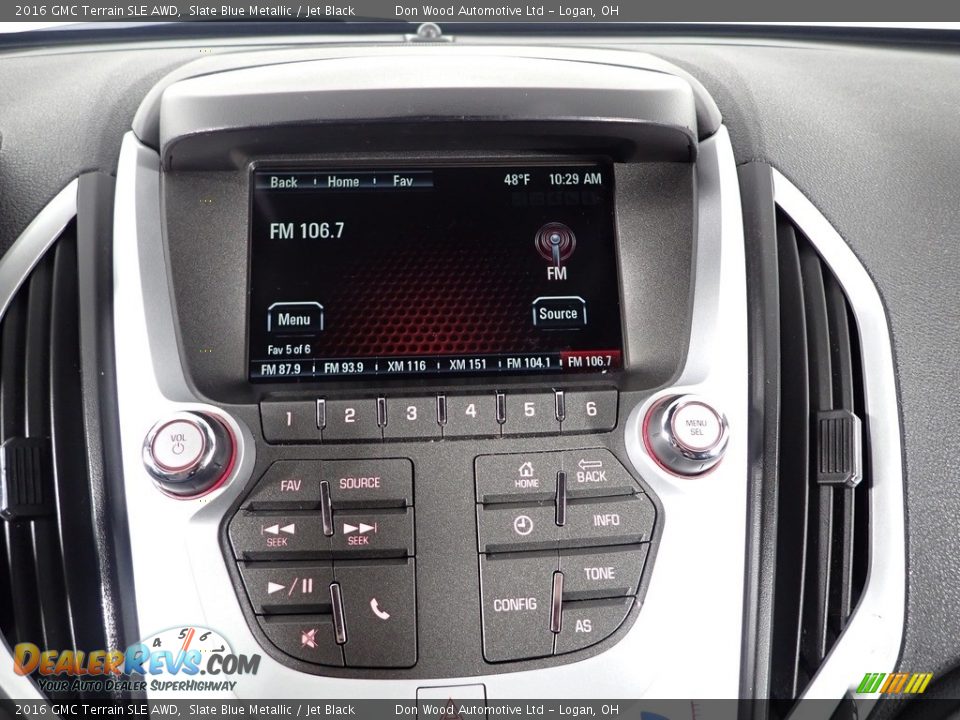 2016 GMC Terrain SLE AWD Slate Blue Metallic / Jet Black Photo #19