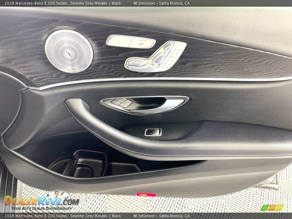 2018 Mercedes-Benz E 300 Sedan Selenite Grey Metallic / Black Photo #29