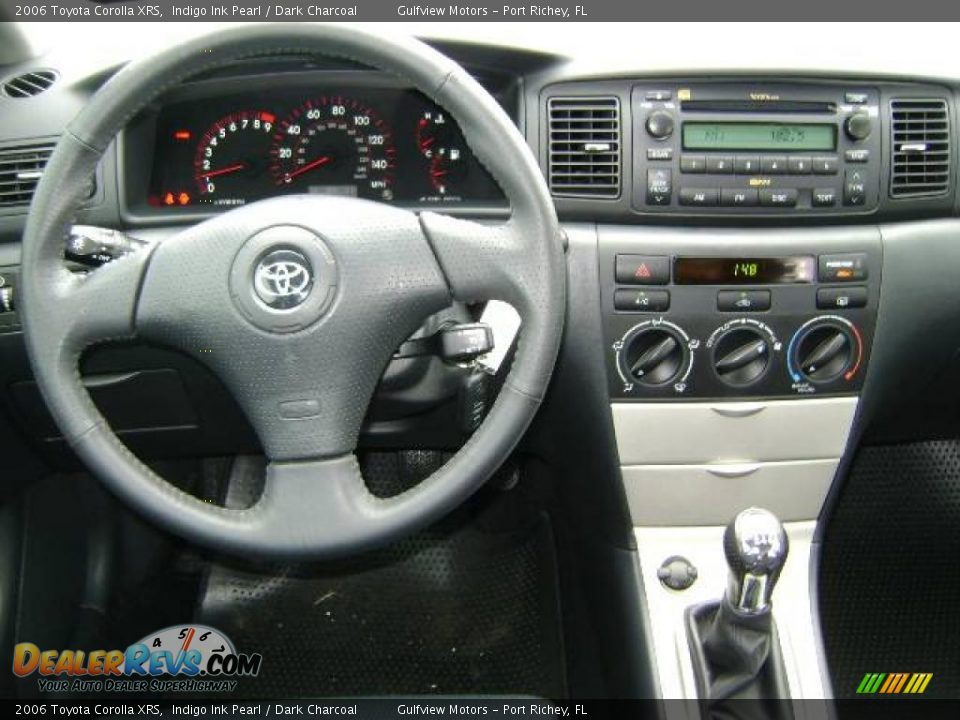 2006 Toyota Corolla XRS Indigo Ink Pearl / Dark Charcoal Photo #24