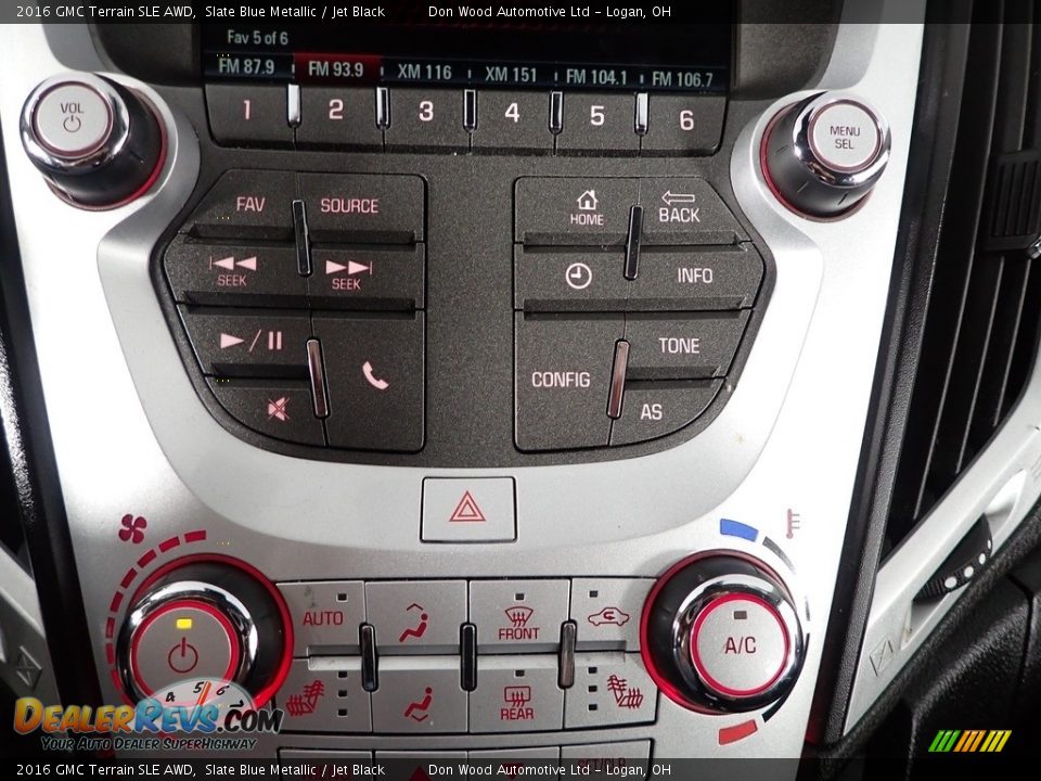 2016 GMC Terrain SLE AWD Slate Blue Metallic / Jet Black Photo #21