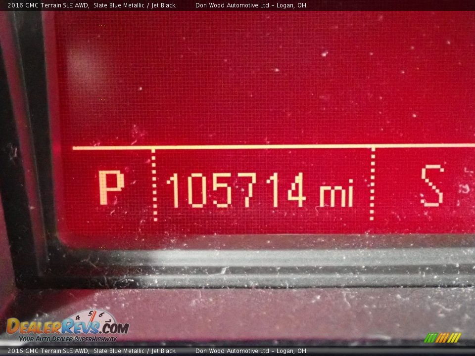 2016 GMC Terrain SLE AWD Slate Blue Metallic / Jet Black Photo #32