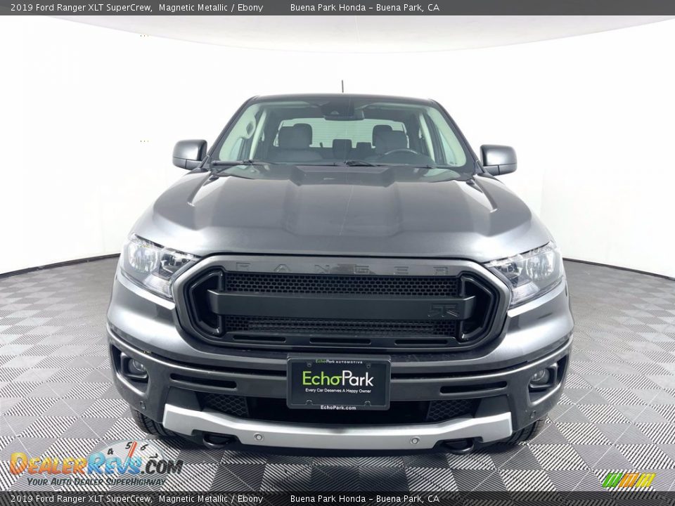 2019 Ford Ranger XLT SuperCrew Magnetic Metallic / Ebony Photo #2